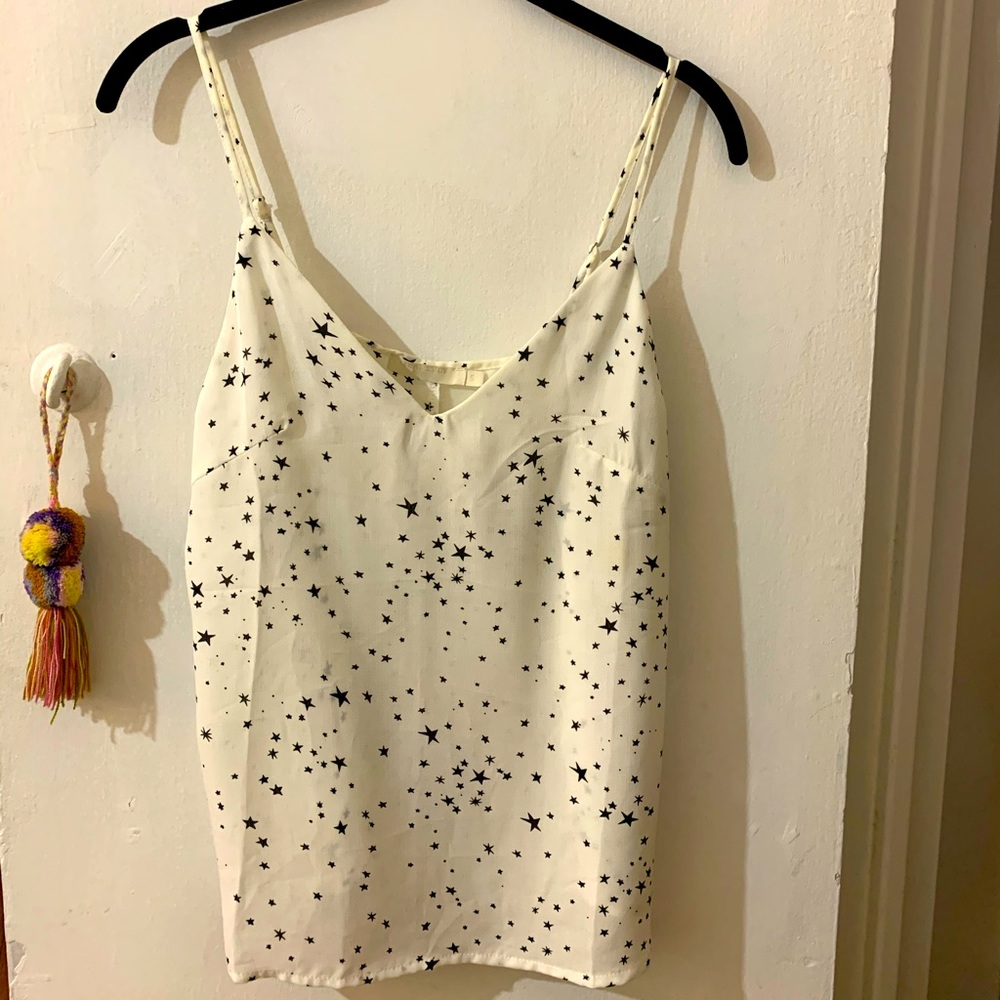 Star print camisole
